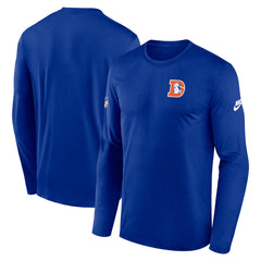 NFL Denver Broncos Legend Small Logo Dri-FIT Long Sleeve T-Shirt
