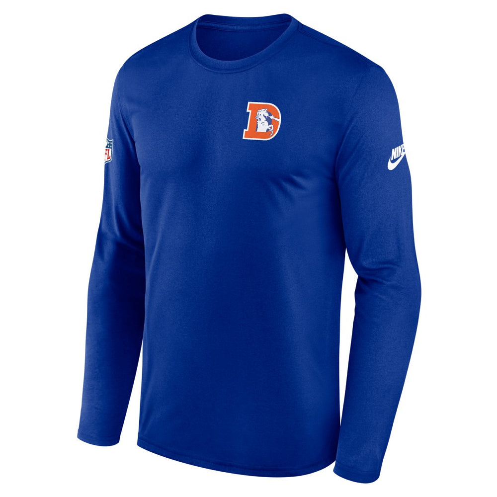 NFL Denver Broncos Legend Small Logo Dri-FIT Long Sleeve T-Shirt