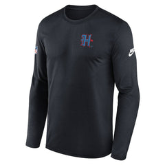 NFL Houston Texans Legend Small Logo Dri-FIT Long Sleeve T-Shirt