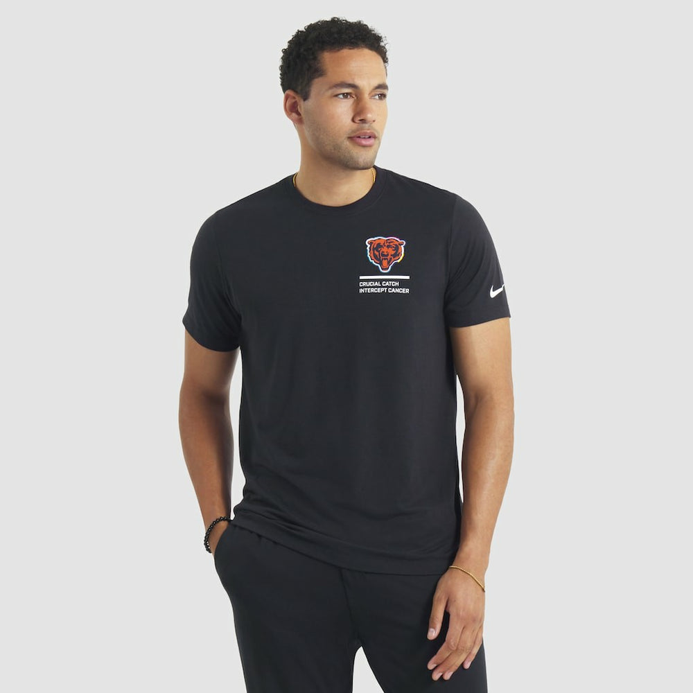 NFL Chicago Bears 2025 NFL Crucial Catch Tri-Blend Dri-FIT T-Shirt