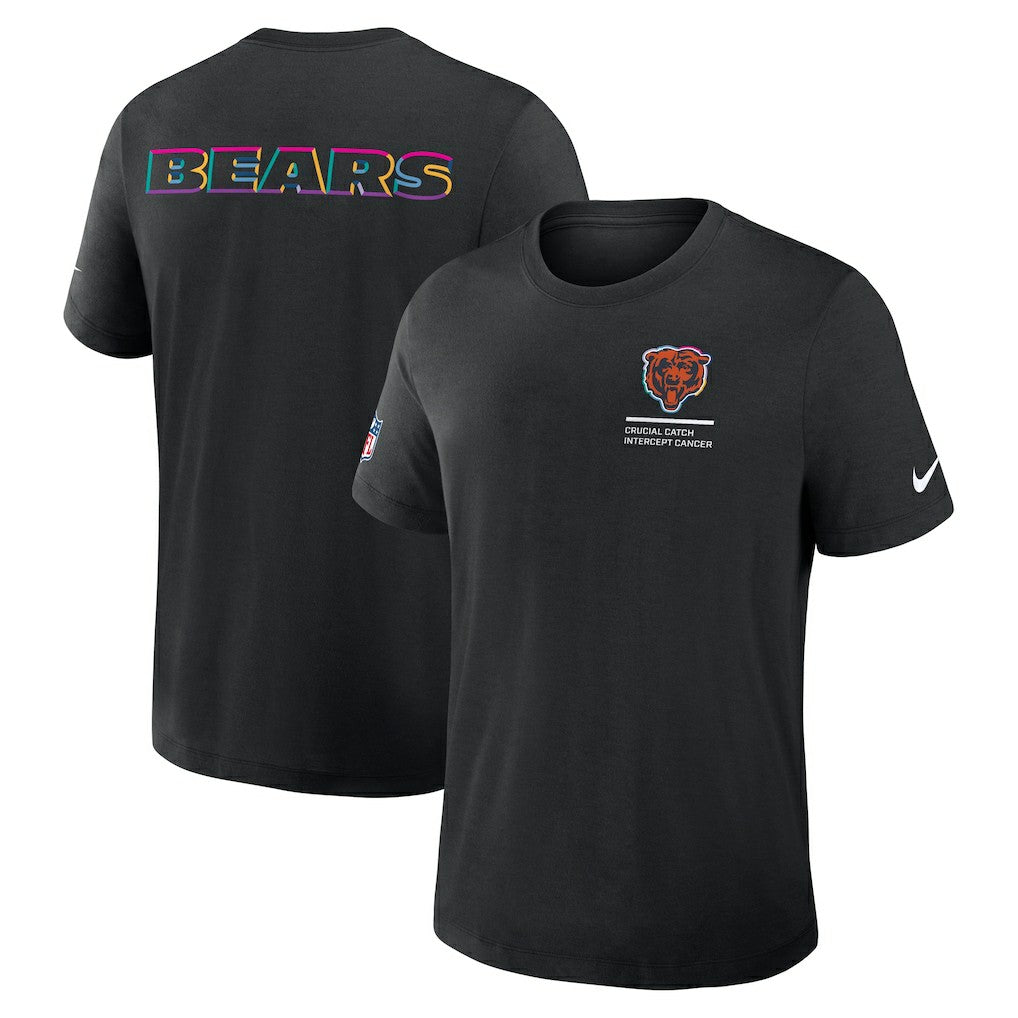 NFL Chicago Bears 2025 NFL Crucial Catch Tri-Blend Dri-FIT T-Shirt