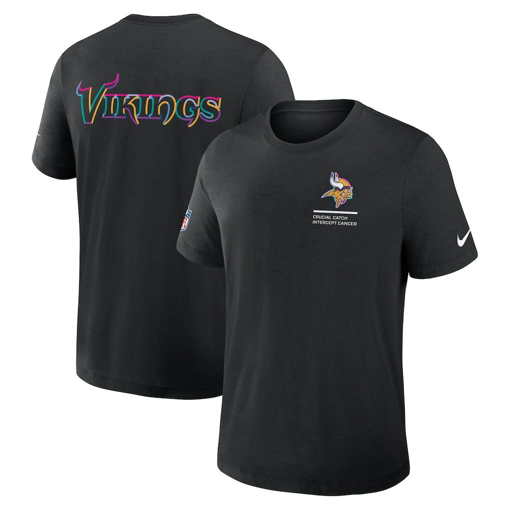 NFL Minnesota Vikings 2025 NFL Crucial Catch Tri-Blend Dri-FIT T-Shirt