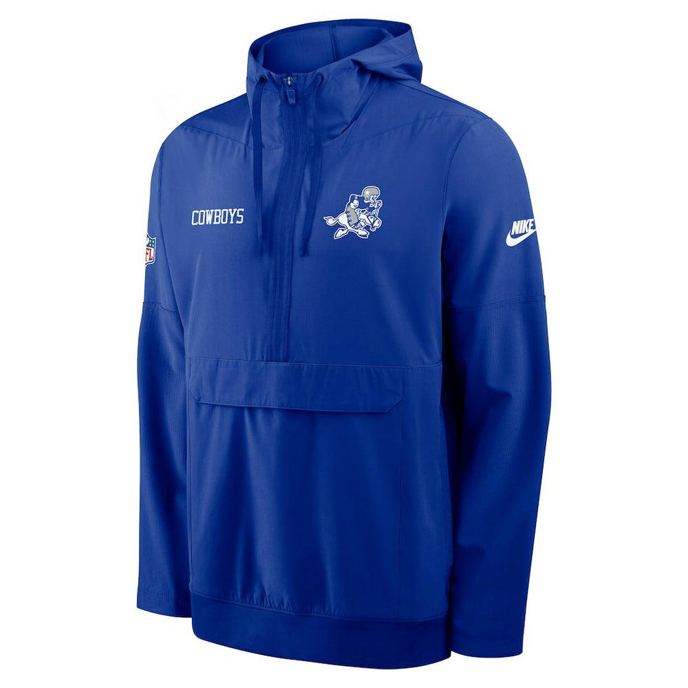 NFL Dallas Cowboys Sideline Alt Pack Anorak Half-Zip Hoodie Jacket