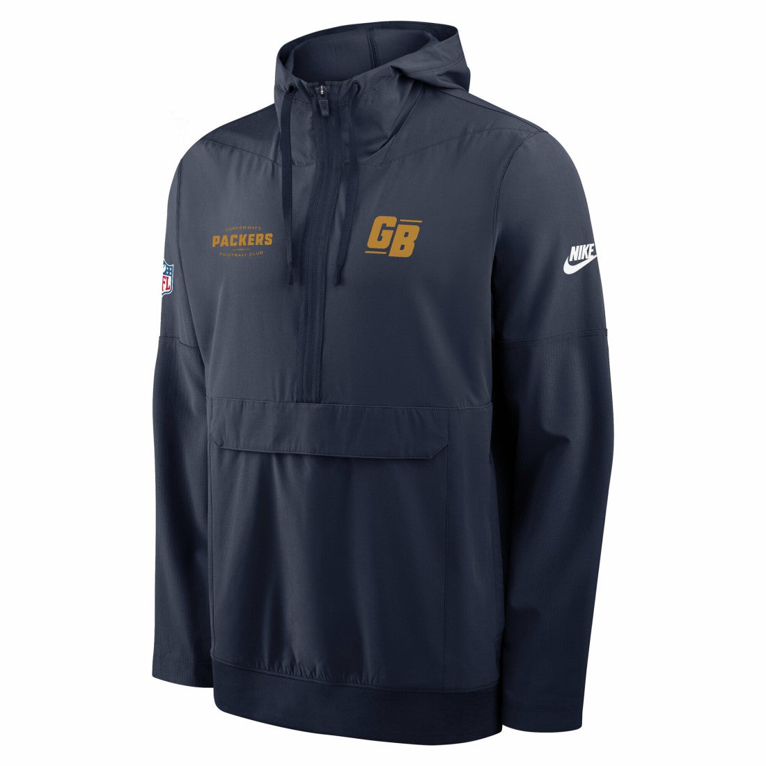 NFL Green Bay Packers The 1923 Classic Sideline Half-Zip Anorak Jacket