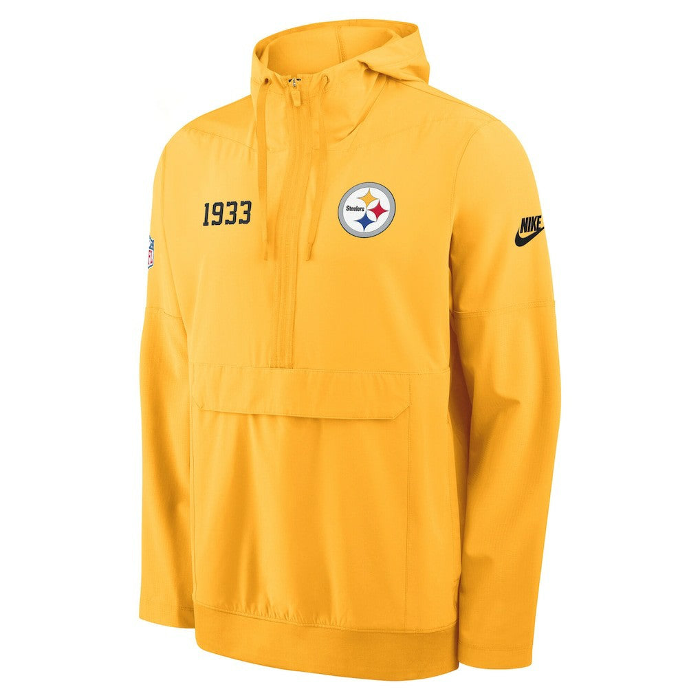 NFL Pittsburgh Steelers 1933 Sideline Alt Pack Anorak Half-Zip Hoodie Jacket