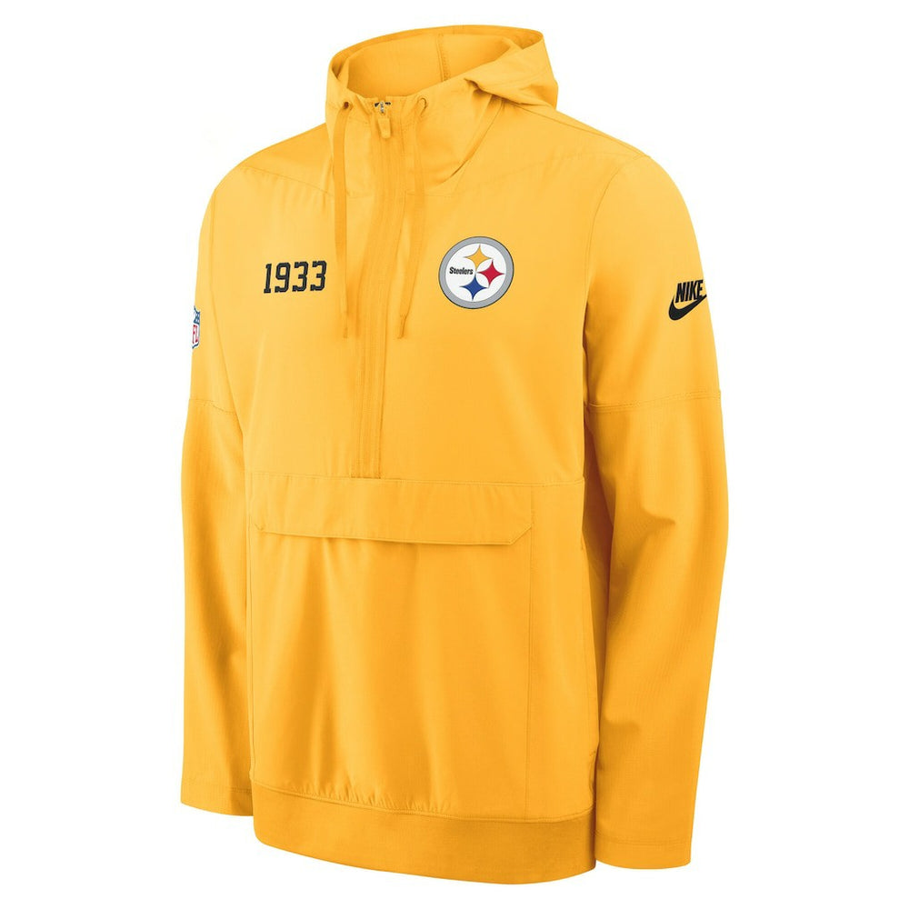 NFL Pittsburgh Steelers 1933 Sideline Alt Pack Anorak Half-Zip Hoodie Jacket