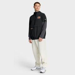 NFL Cincinnati Bengals Sideline Anorak Half-Zip Hoodie Jacket