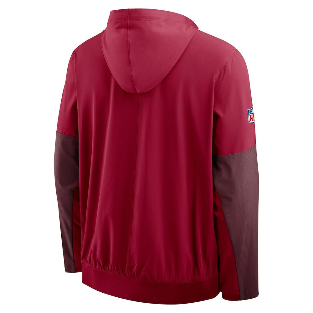 NFL Washington Commanders Sideline Anorak Half-Zip Hoodie Jacket
