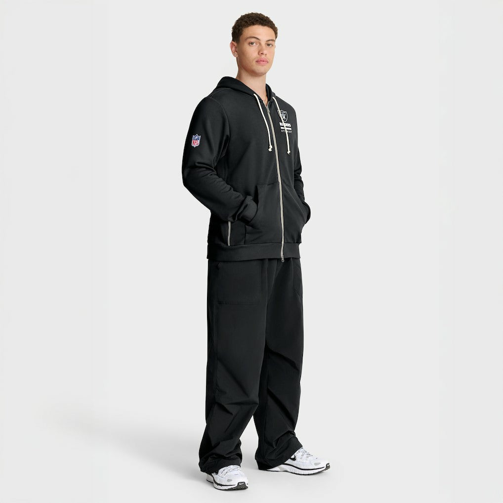 NFL Las Vegas Raiders Sideline Standard Issue Utility Player Dri-FIT Full-Zip Hoodie
