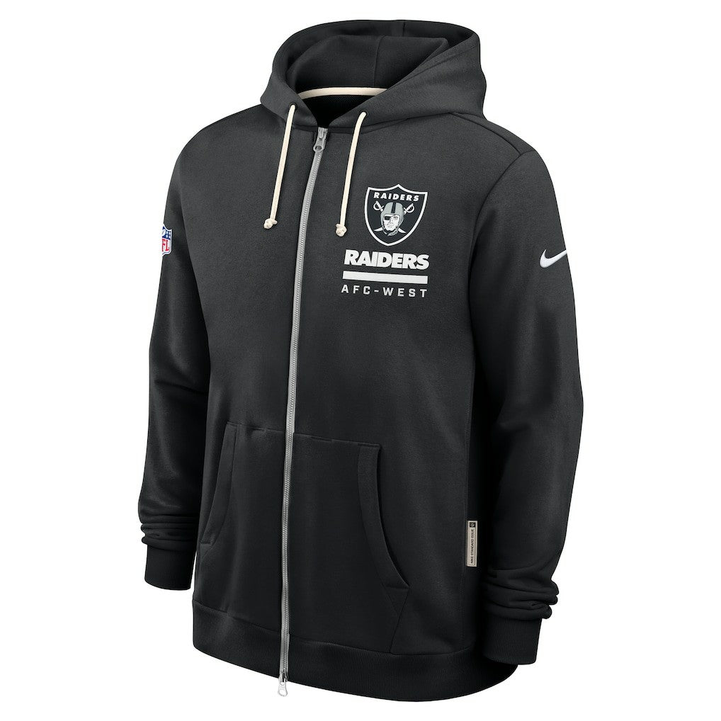 NFL Las Vegas Raiders Sideline Standard Issue Utility Player Dri-FIT Full-Zip Hoodie