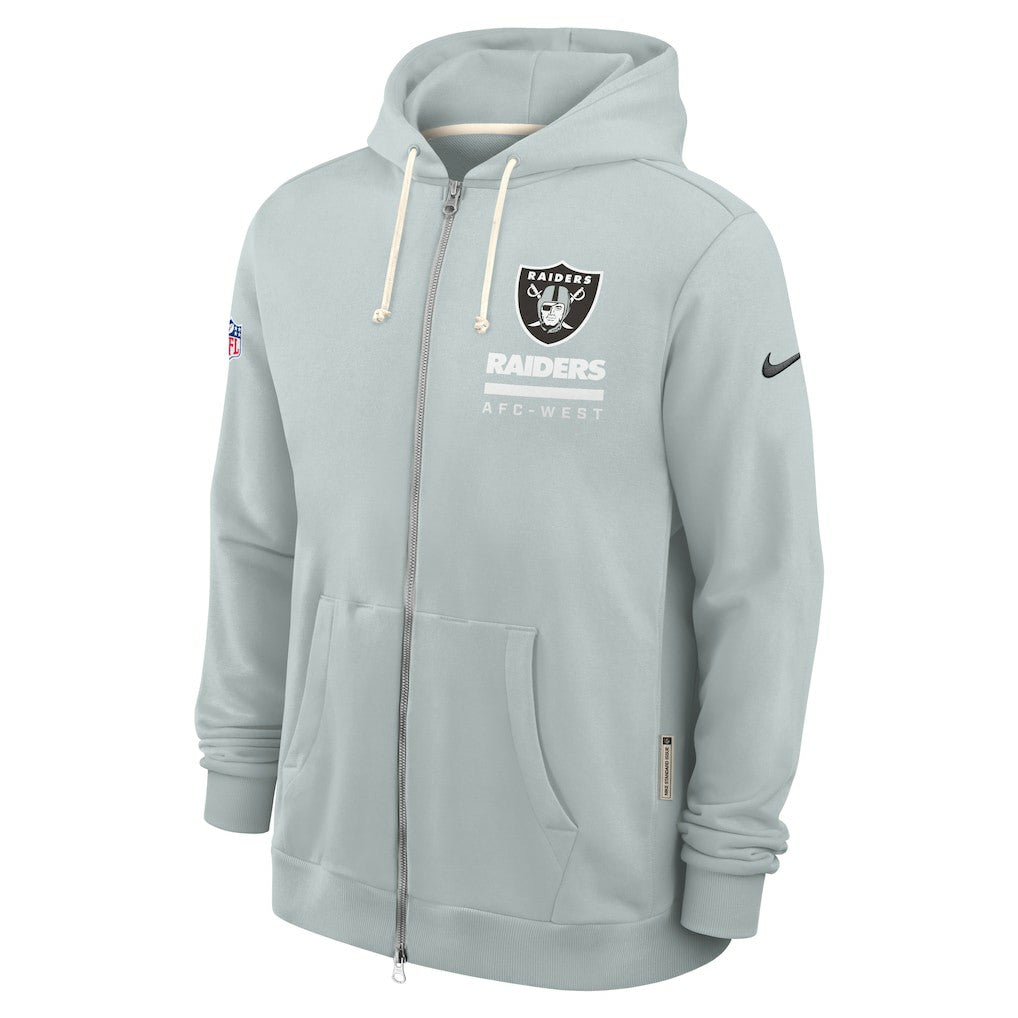 NFL Las Vegas Raiders Sideline Standard Issue Utility Player Dri-FIT Full-Zip Hoodie