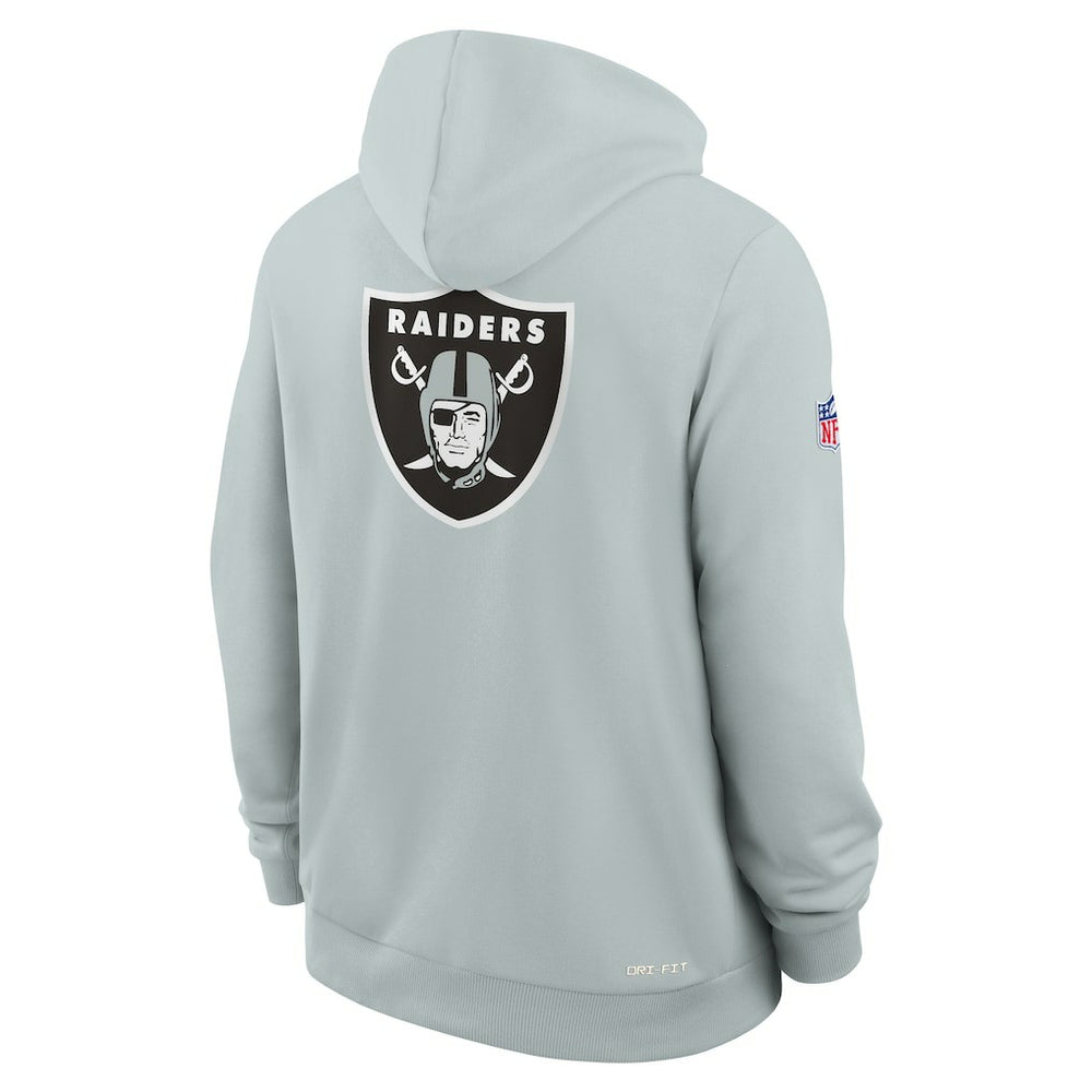 NFL Las Vegas Raiders Sideline Standard Issue Utility Player Dri-FIT Full-Zip Hoodie