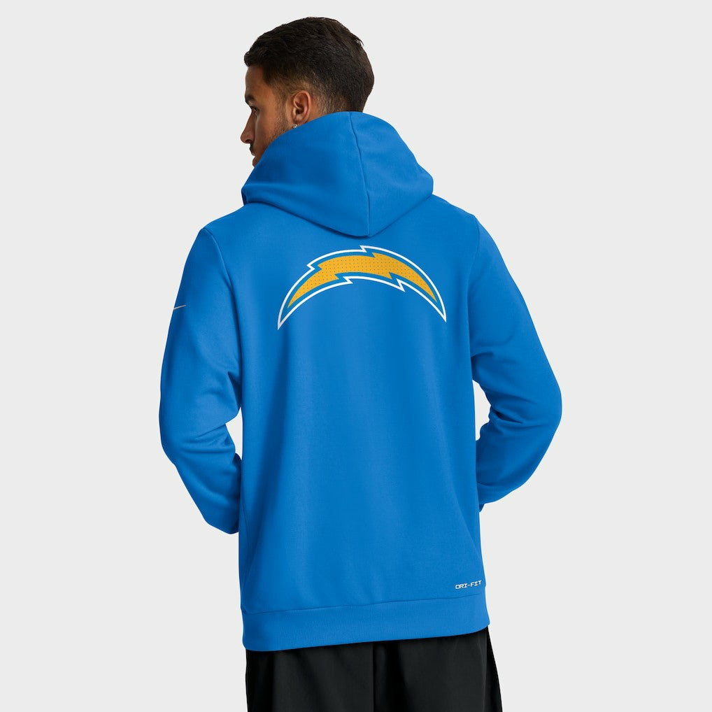 NFL Los Angeles Chargers Sideline Standard Issue Utility Player Dri-FIT Full-Zip Hoodie
