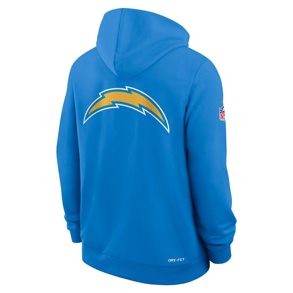 NFL Los Angeles Chargers Sideline Standard Issue Utility Player Dri-FIT Full-Zip Hoodie