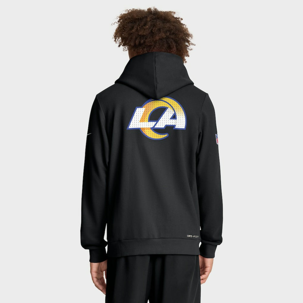 NFL Los Angeles Rams Sideline Standard Issue Utility Player Dri-FIT Full-Zip Hoodie