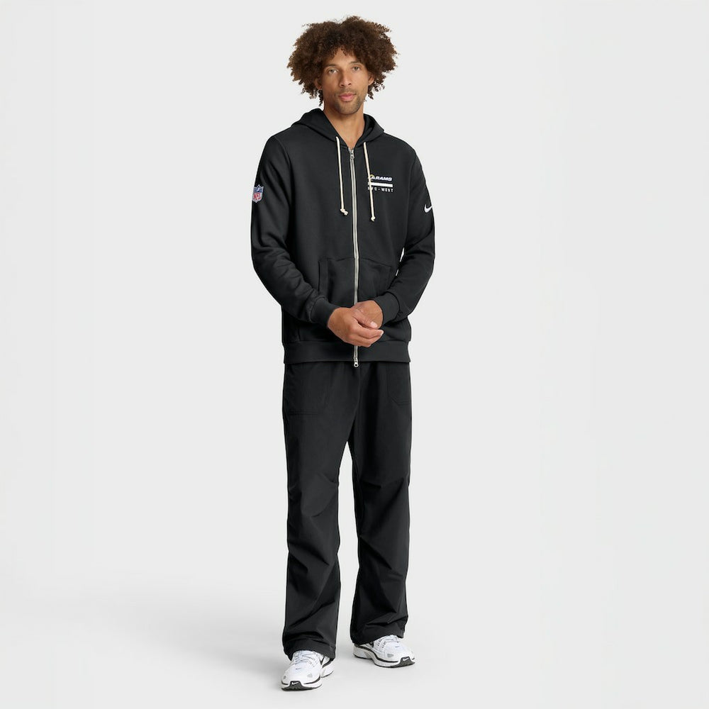 NFL Los Angeles Rams Sideline Standard Issue Utility Player Dri-FIT Full-Zip Hoodie