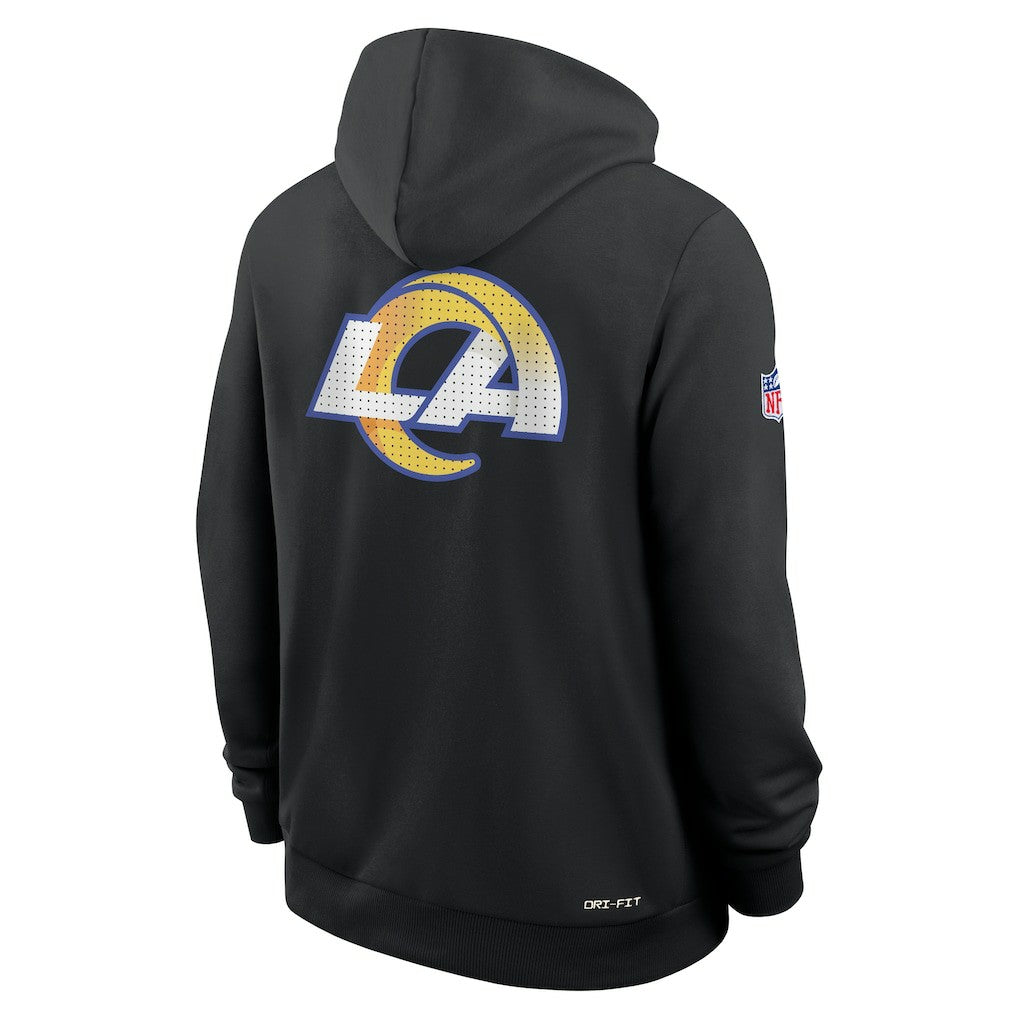 NFL Los Angeles Rams Sideline Standard Issue Utility Player Dri-FIT Full-Zip Hoodie