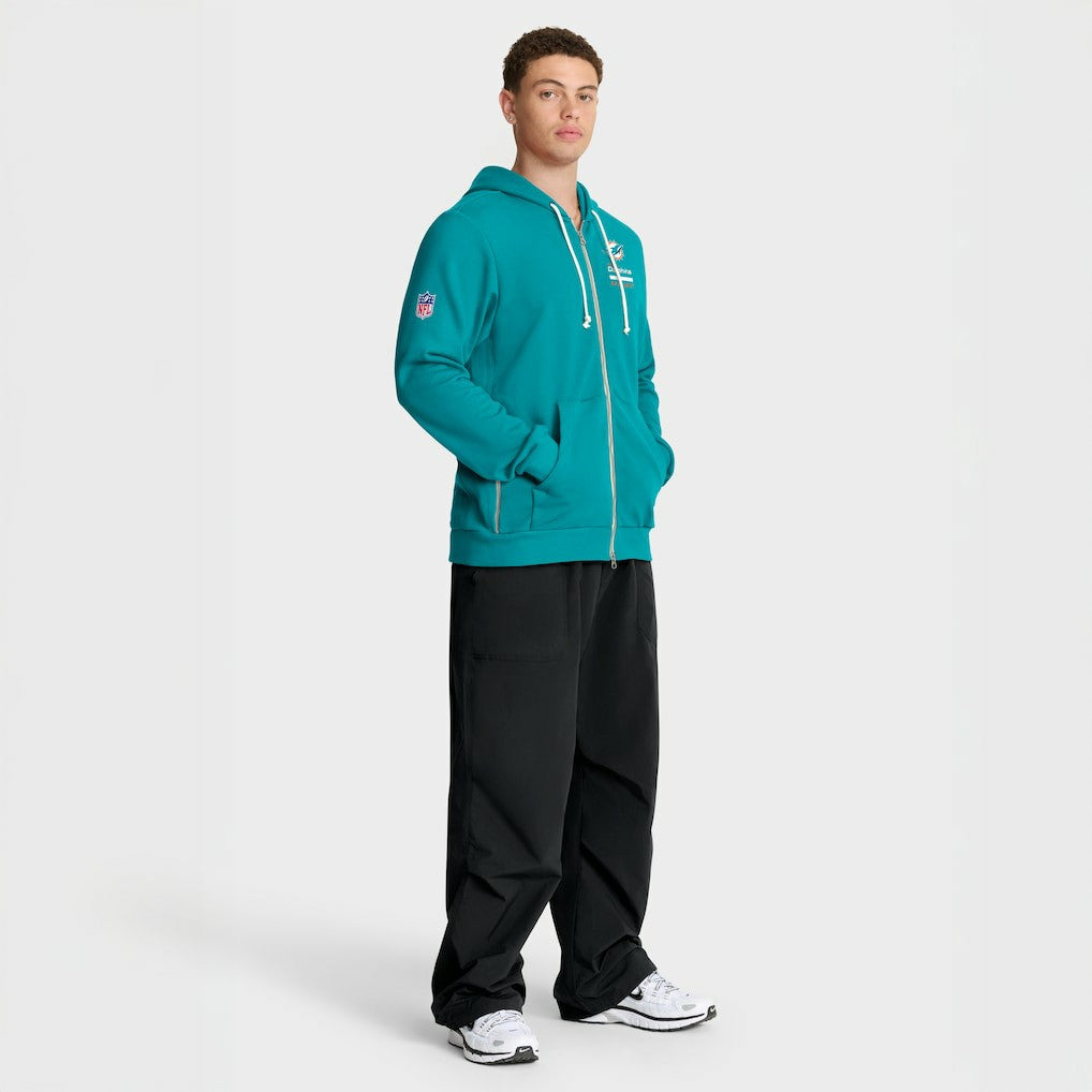 NFL Miami Dolphins Sideline Standard Issue Utility Player Dri-FIT Full-Zip Hoodie