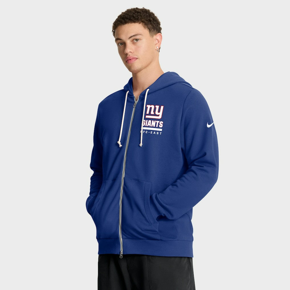 NFL New York Giants Sideline Standard Issue Utility Player Dri-FIT Full-Zip Hoodie