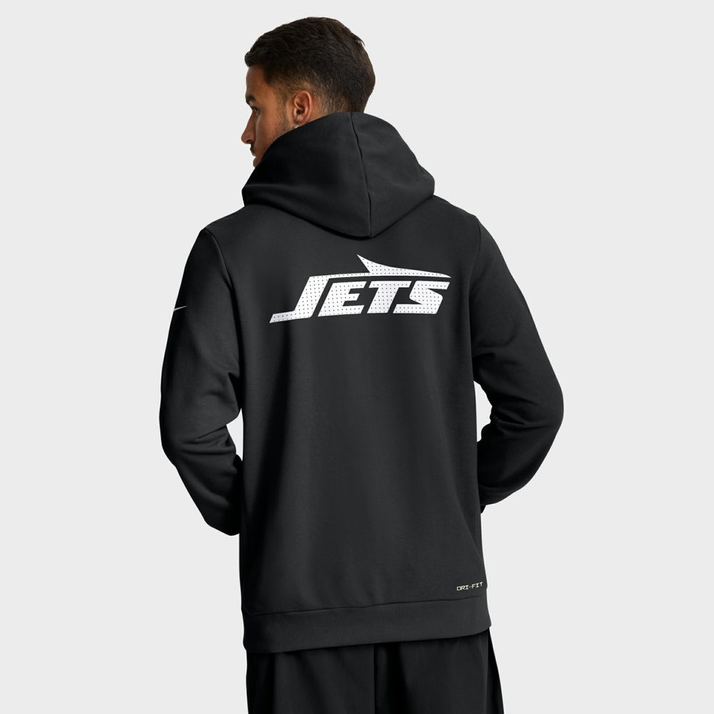 NFL New York Jets Sideline Standard Issue Utility Player Dri-FIT Full-Zip Hoodie