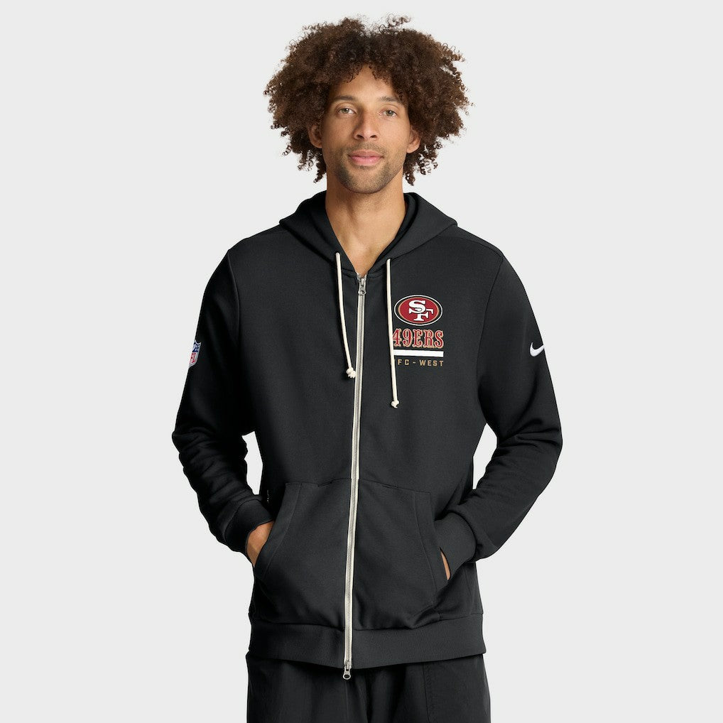NFL San Francisco 49ers Sideline Standard Issue Utility Player Dri-FIT Full-Zip Hoodie