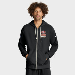 NFL San Francisco 49ers Sideline Standard Issue Utility Player Dri-FIT Full-Zip Hoodie