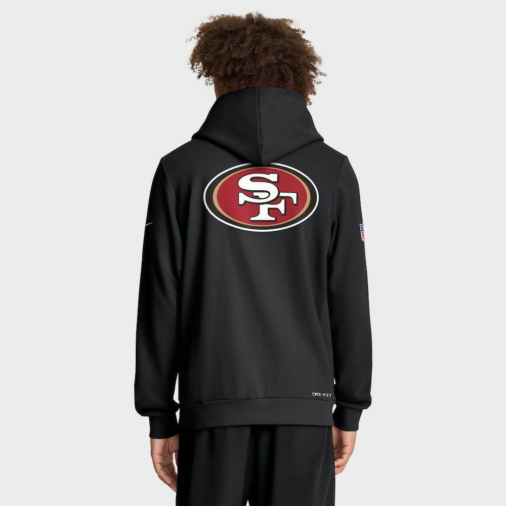 NFL San Francisco 49ers Sideline Standard Issue Utility Player Dri-FIT Full-Zip Hoodie