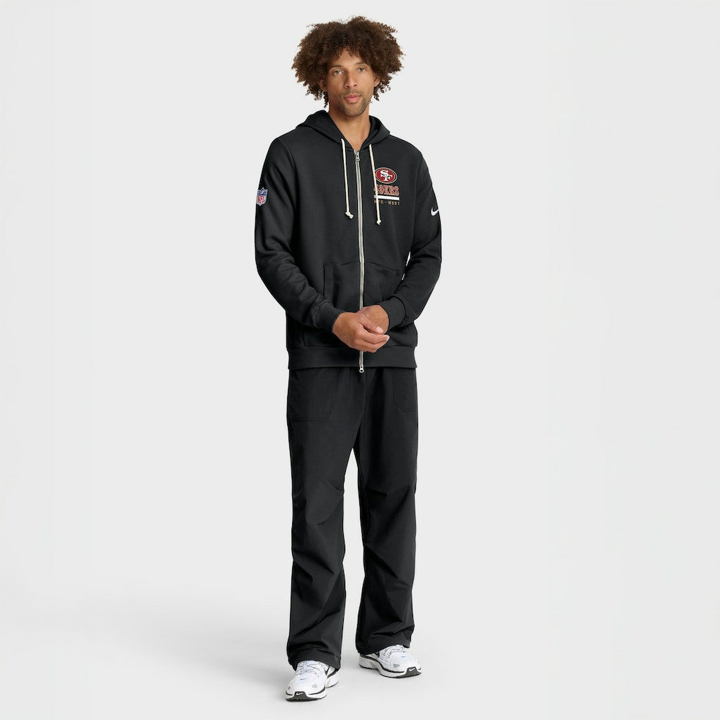 NFL San Francisco 49ers Sideline Standard Issue Utility Player Dri-FIT Full-Zip Hoodie