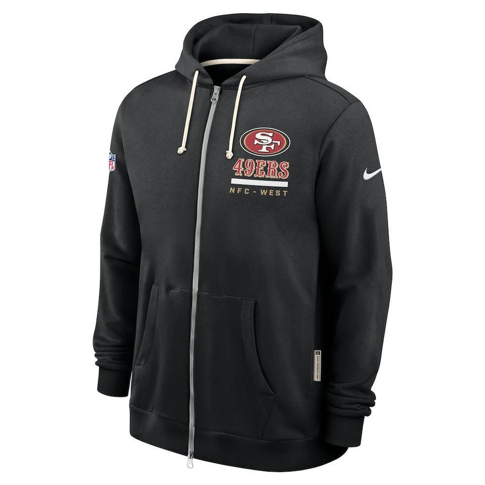 NFL San Francisco 49ers Sideline Standard Issue Utility Player Dri-FIT Full-Zip Hoodie