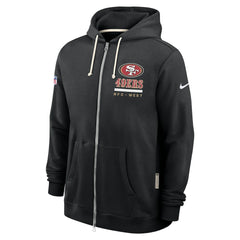 NFL San Francisco 49ers Sideline Standard Issue Utility Player Dri-FIT Full-Zip Hoodie
