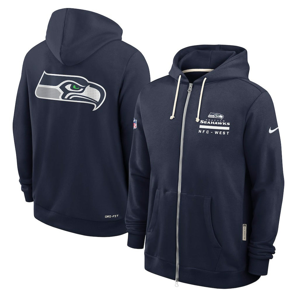 NFL Seattle Seahawks Sideline Standard Issue Utility Player Dri-FIT Full-Zip Hoodie