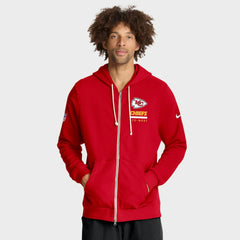 NFL Kansas City Chiefs Sideline Standard Issue Utility Player Dri-FIT Full-Zip Hoodie