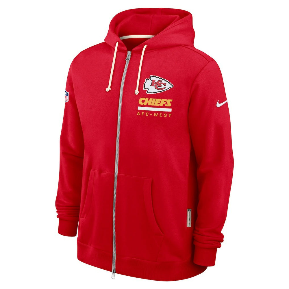 NFL Kansas City Chiefs Sideline Standard Issue Utility Player Dri-FIT Full-Zip Hoodie