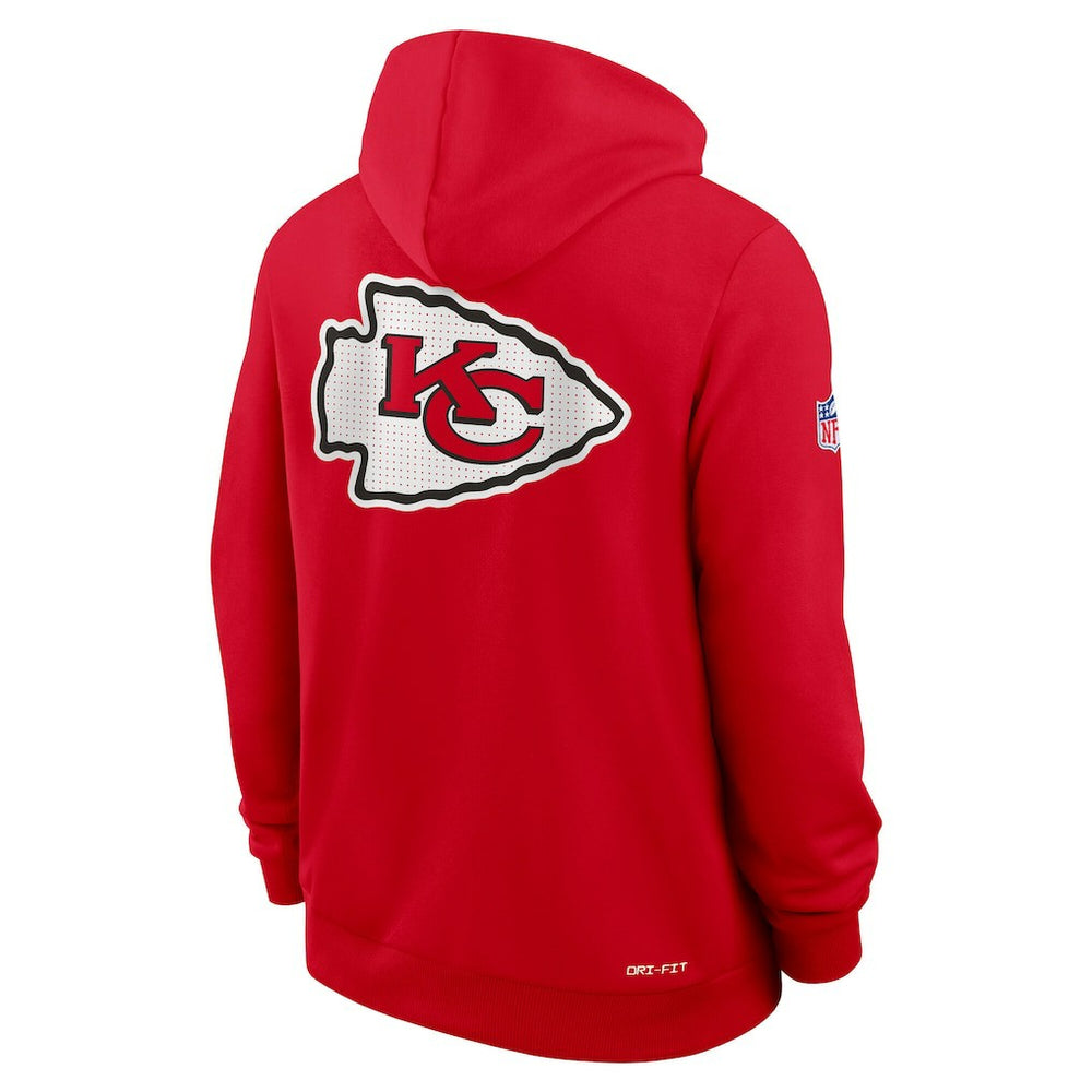 NFL Kansas City Chiefs Sideline Standard Issue Utility Player Dri-FIT Full-Zip Hoodie