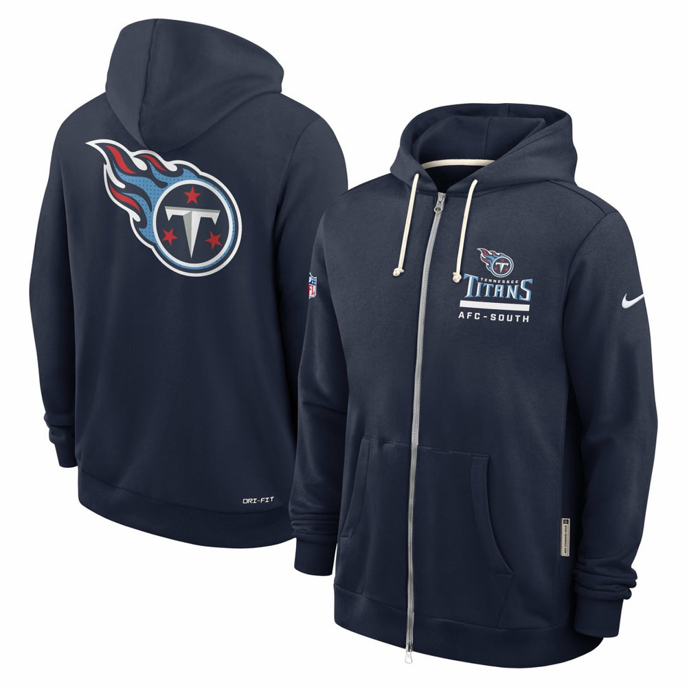 NFL Tennessee Titans Sideline Standard Issue Utility Player Dri-FIT Full-Zip Hoodie