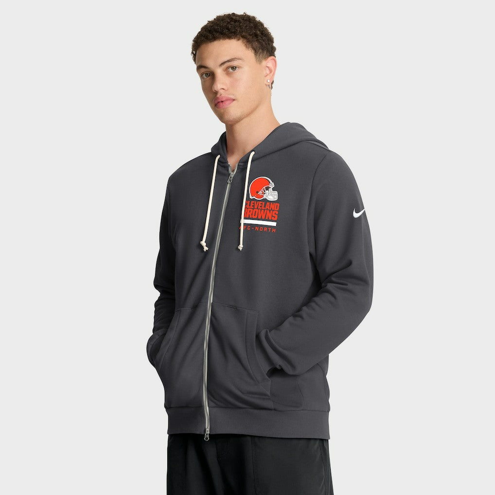 NFL Cleveland Browns Sideline Standard Issue Utility Player Dri-FIT Full-Zip Hoodie