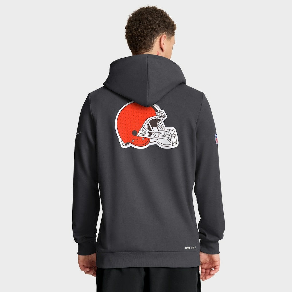 NFL Cleveland Browns Sideline Standard Issue Utility Player Dri-FIT Full-Zip Hoodie