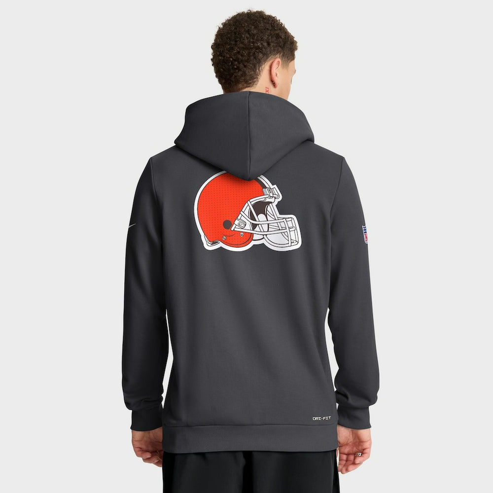 NFL Cleveland Browns Sideline Standard Issue Utility Player Dri-FIT Full-Zip Hoodie