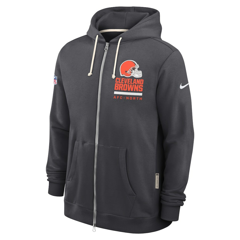 NFL Cleveland Browns Sideline Standard Issue Utility Player Dri-FIT Full-Zip Hoodie