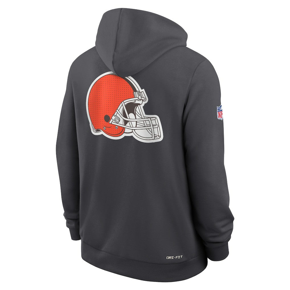 NFL Cleveland Browns Sideline Standard Issue Utility Player Dri-FIT Full-Zip Hoodie
