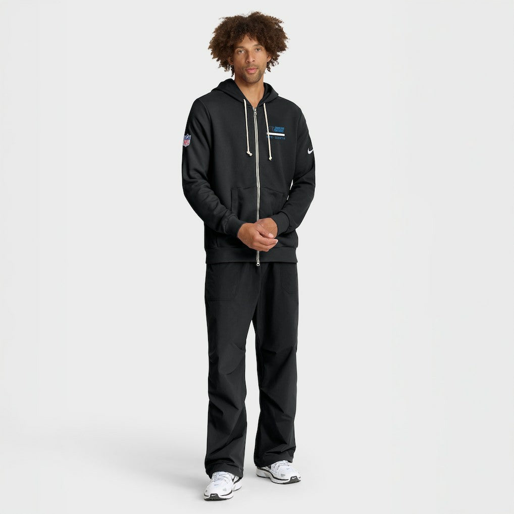 NFL Carolina Panthers Sideline Standard Issue Utility Player Dri-FIT Full-Zip Hoodie