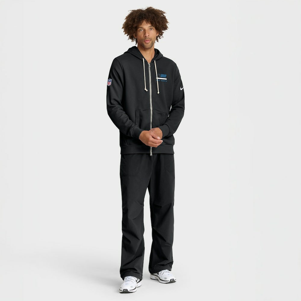 NFL Carolina Panthers Sideline Standard Issue Utility Player Dri-FIT Full-Zip Hoodie