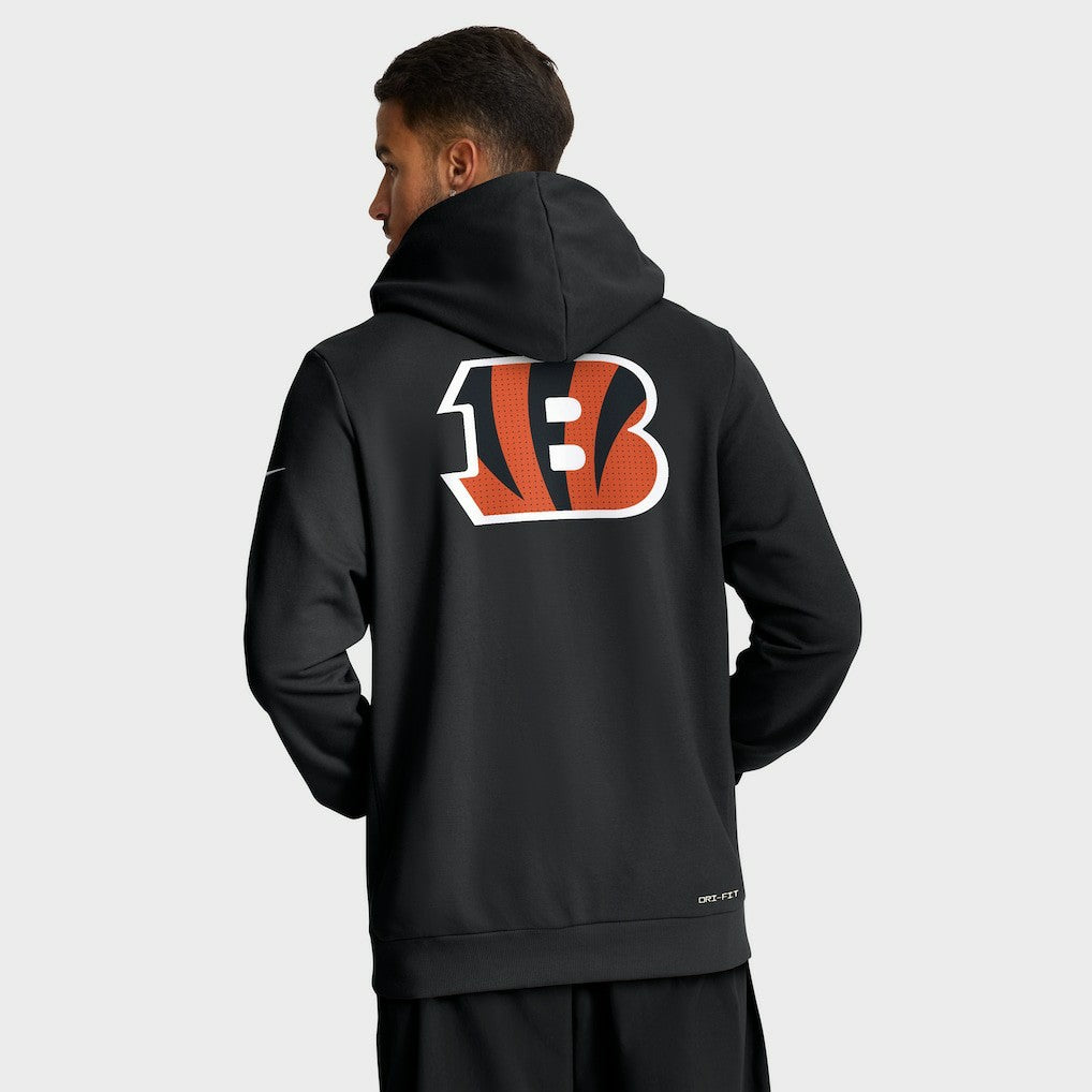 NFL Cincinnati Bengals Sideline Standard Issue Utility Player Dri-FIT Full-Zip Hoodie