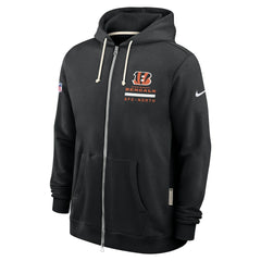 NFL Cincinnati Bengals Sideline Standard Issue Utility Player Dri-FIT Full-Zip Hoodie
