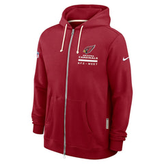 NFL Arizona Cardinals Sideline Standard Issue Utility Player Dri-FIT Full-Zip Hoodie