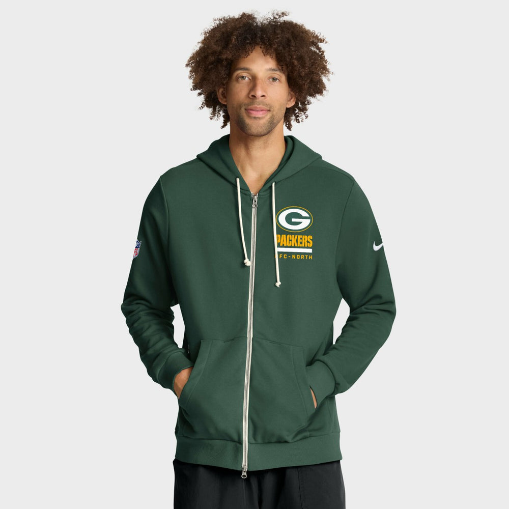 NFL Green Bay Packers Sideline Standard Issue Utility Player Dri-FIT Full-Zip Hoodie