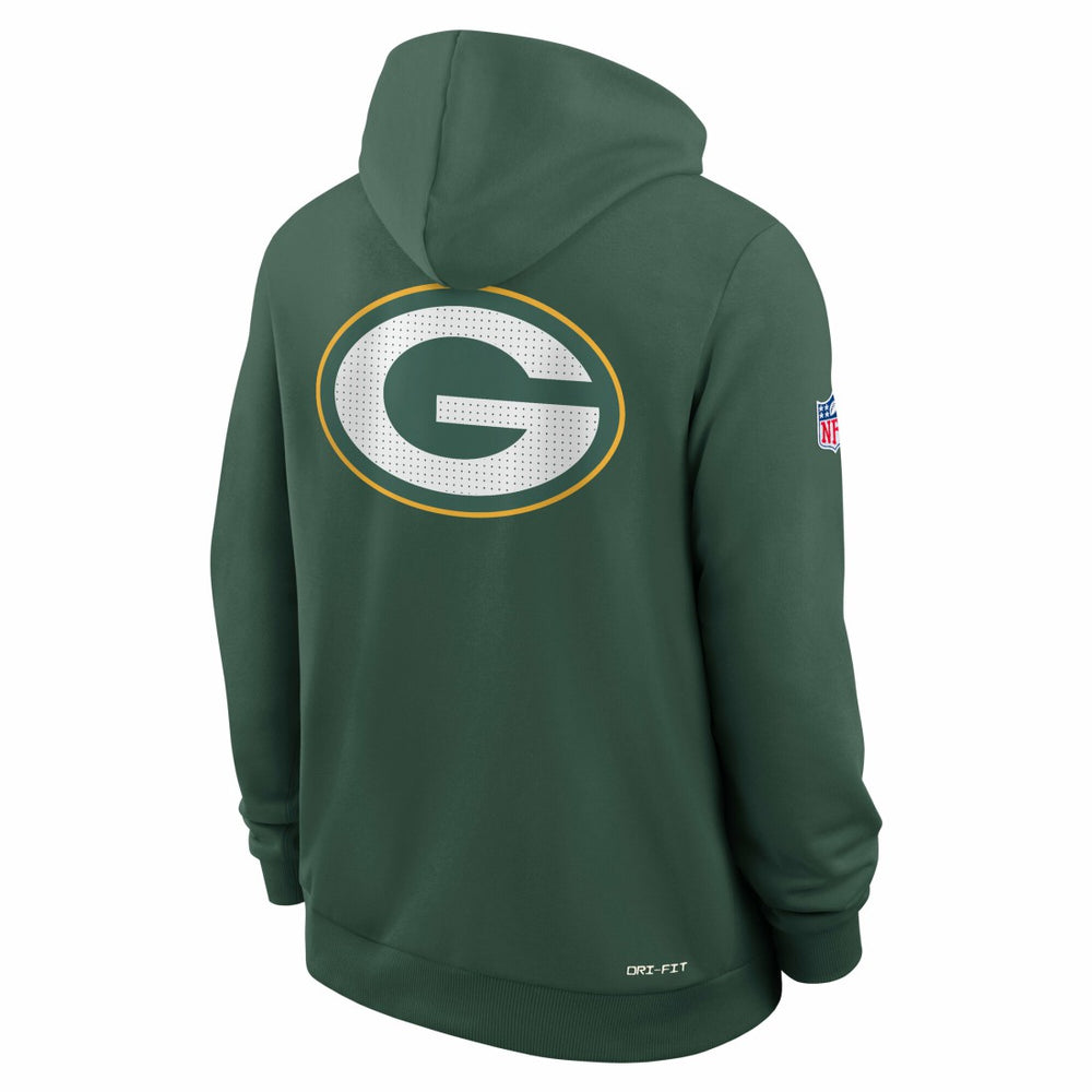 NFL Green Bay Packers Sideline Standard Issue Utility Player Dri-FIT Full-Zip Hoodie