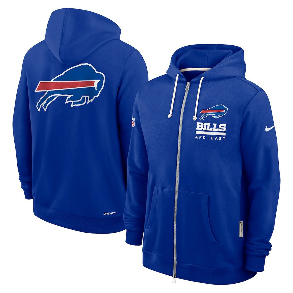 NFL Buffalo Bills Sideline Standard Issue Utility Player Dri-FIT Full-Zip Hoodie