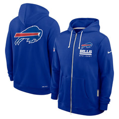 NFL Buffalo Bills Sideline Standard Issue Utility Player Dri-FIT Full-Zip Hoodie