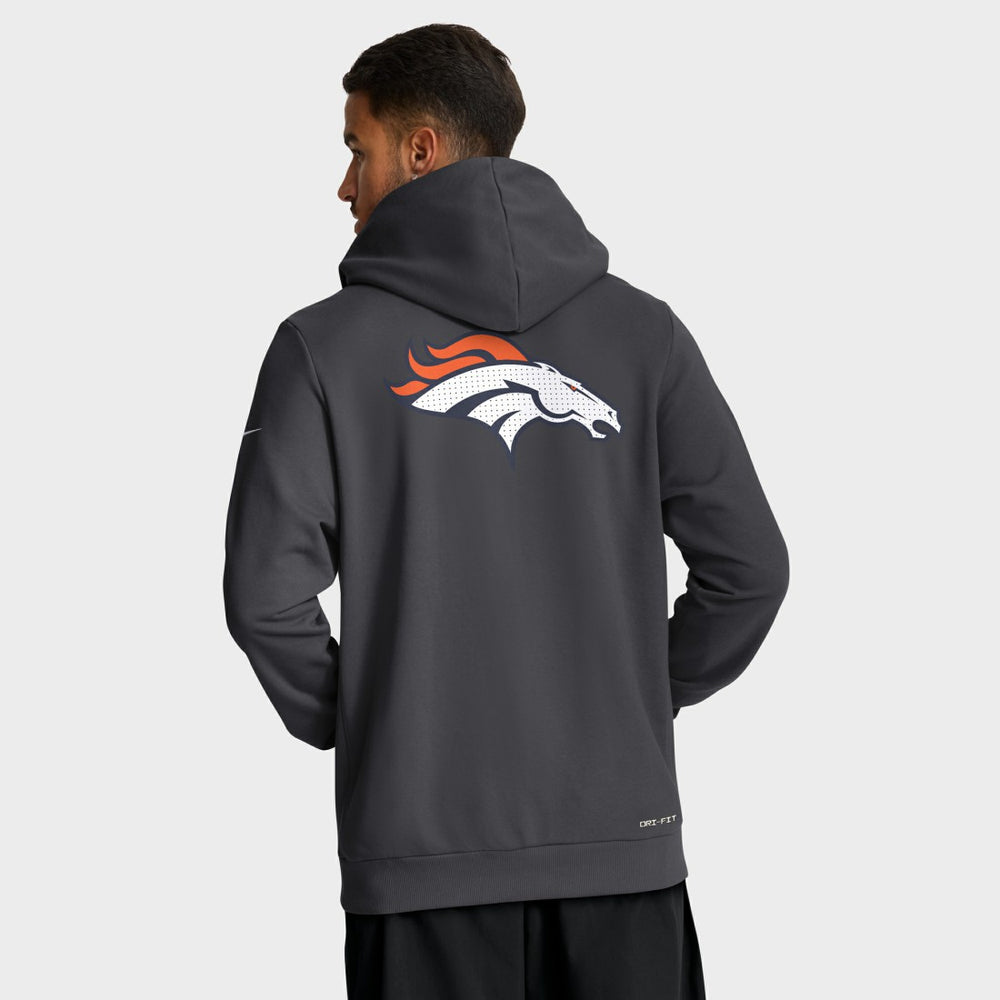 NFL Denver Broncos Sideline Standard Issue Utility Player Dri-FIT Full-Zip Hoodie